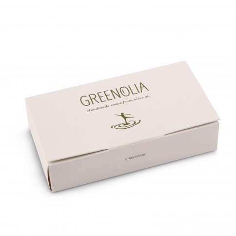 Gift box handmade olive oil soaps GREENOLIA