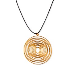 Pendant Cyclops gold plated POUPADOU