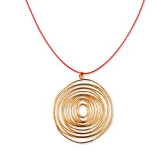 Pendant Cyclops gold plated POUPADOU