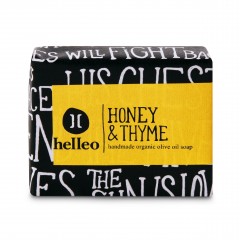 Handmade soap organic olive oil, honey & thyme HELLEO