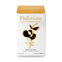 Organic greek sultana raisins 200g PHILOTIMO