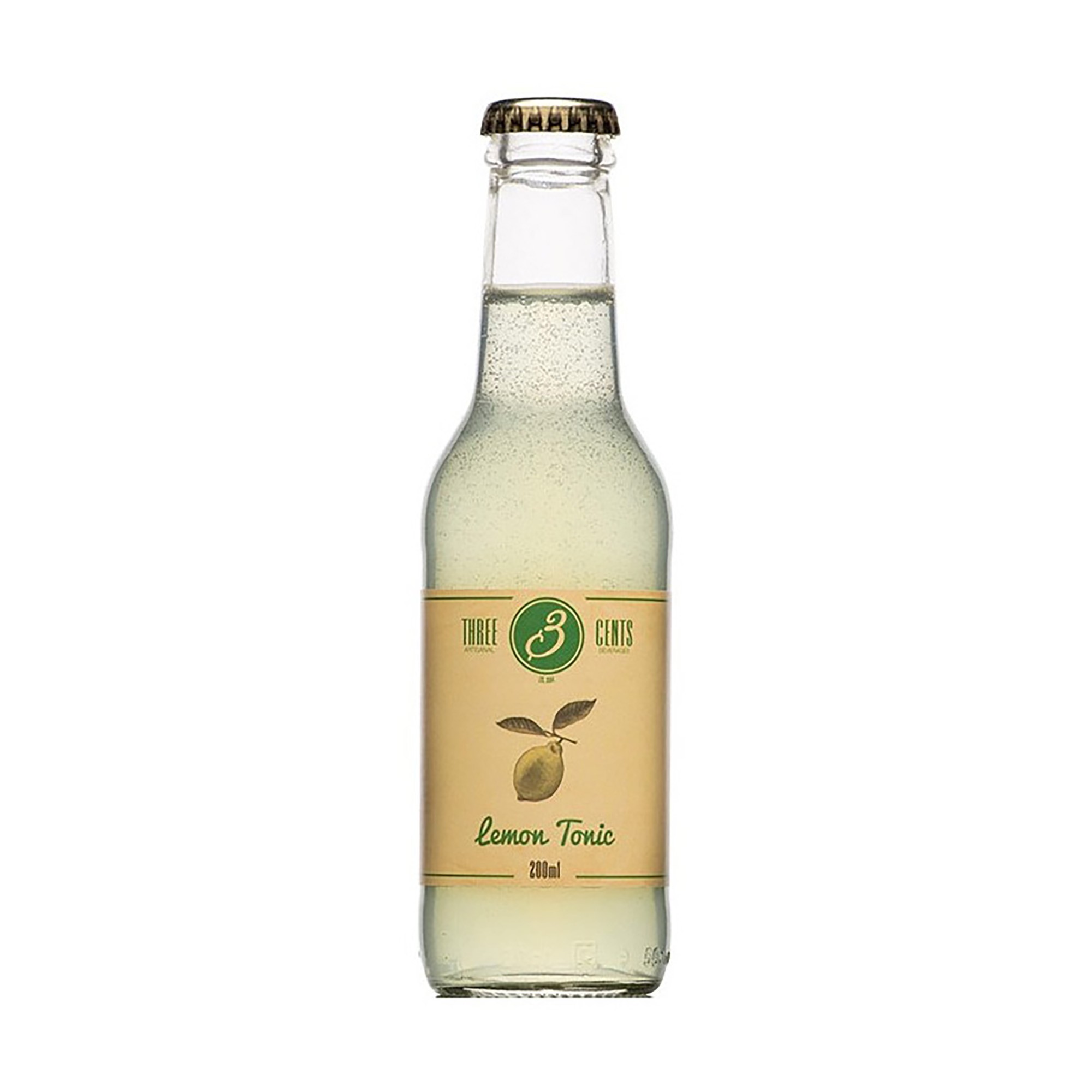 Tonic grec au citron "Lemon Tonic" 200ml THREE CENTS