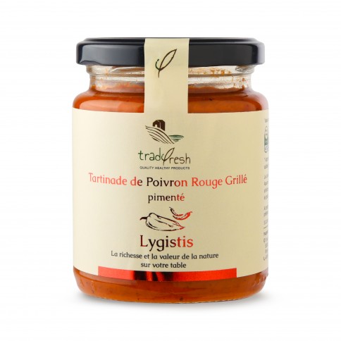 Roasted Florina and green chilli pepper spread 260g TRADIFRESH