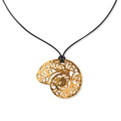 Greek Pendant "Saligkari" gold plated POUPADOU