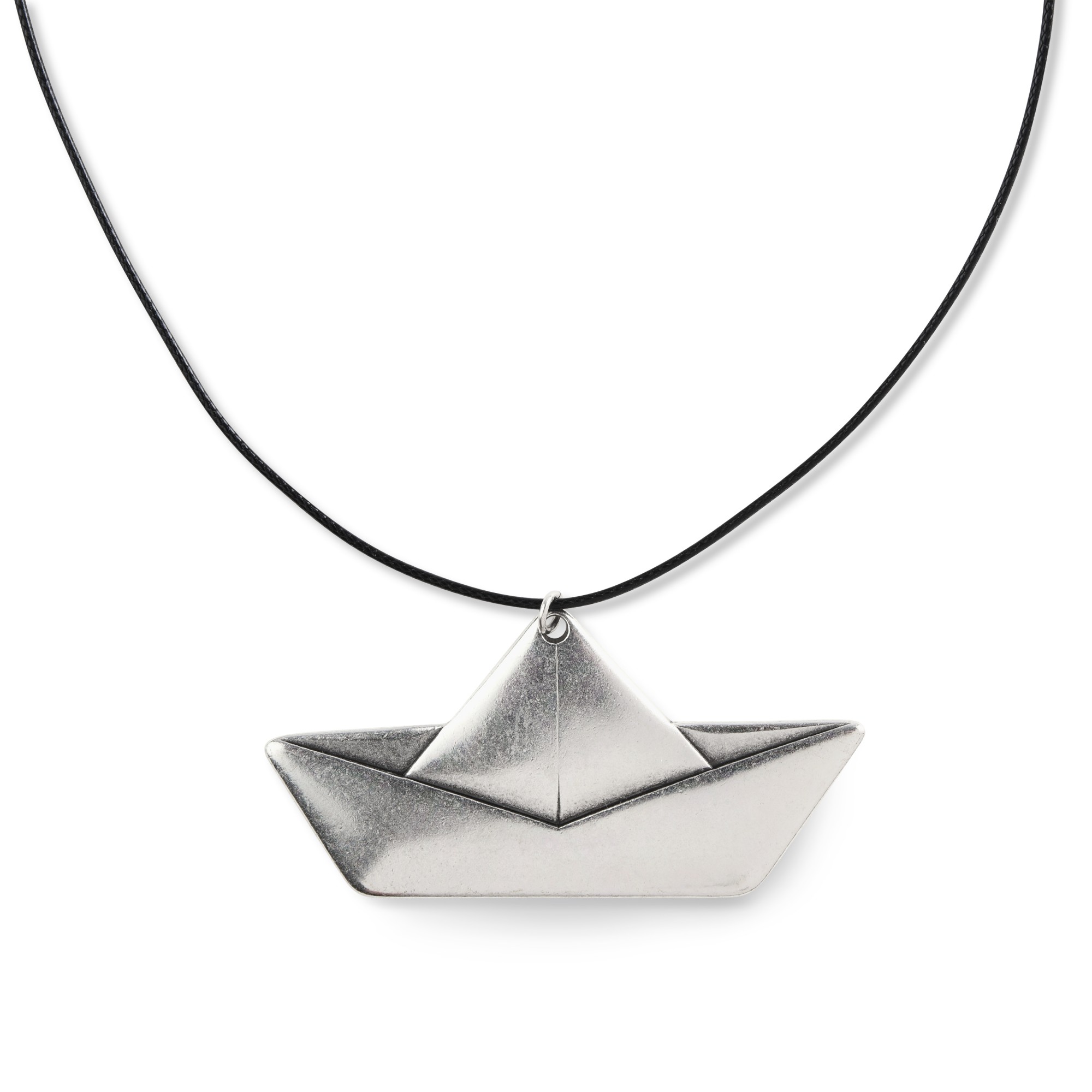 Pendentif grec "Karavaki" plaqué argent antique