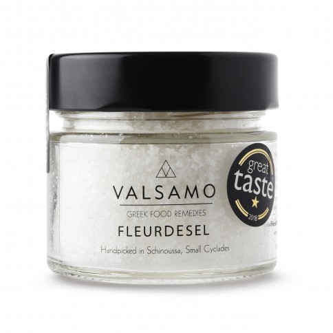 Handpicked Fleur de Sel of Schinoussa 130g VALSAMO