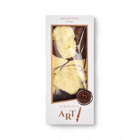 Chocolats "grecs anciens" en 3D et triple chocolat AGAPITOS