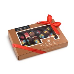 Assortiment de chocolats et pralinés artisanaux de Pâques AGAPITOS