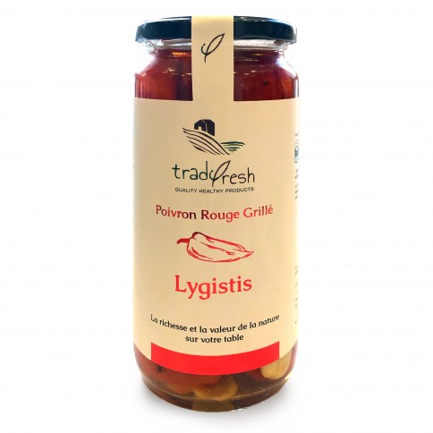 Poivron rouge grillé Lygistis de Florina 460g TRADIFRESH