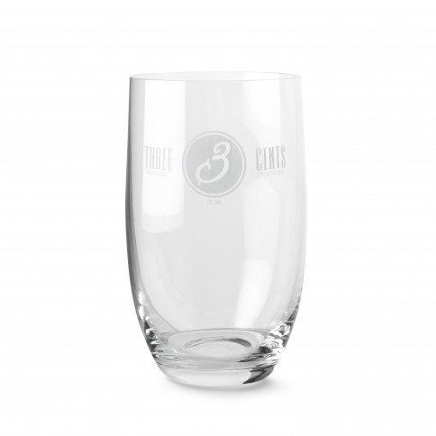 Glass for greek artisanal sodas and tonics Three Cents