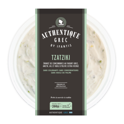 Tzatziki artisanal fait en Grèce 200g Authentique Grec