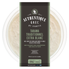 Tarama traditional extra white, ready to eat 200g Authentique grec