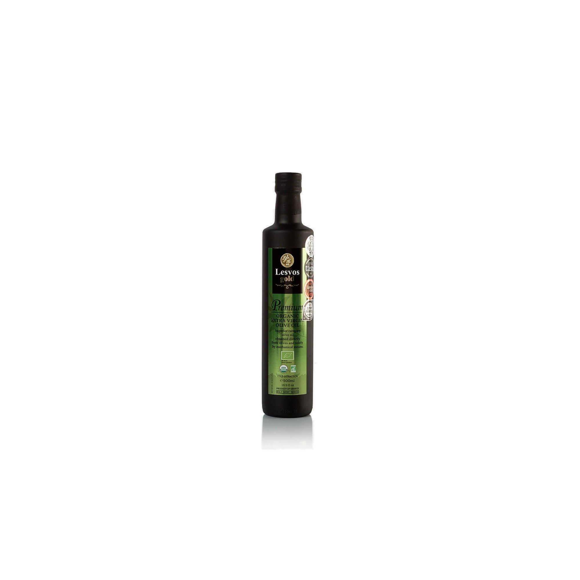 Huile d'olive biologique IGP Premium extra vierge 500ml LESVOS GOLD