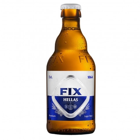 Fix Premium Lager Beer 33cl Olympic Brewry