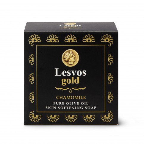 Savon artisanal à l'huile d'olive pure parfum camomille 150g LESVOS GOLD