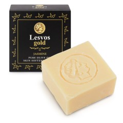 Savon artisanal à l'huile d'olive pure parfum jasmin 150g LESVOS GOLD