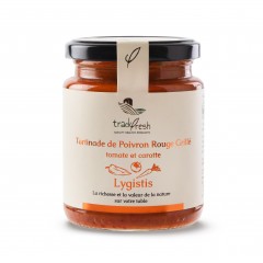 Tartinade de poivron rouge grillé, tomate et carotte 260g TRADIFRESH