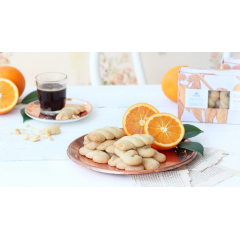 Koulouraki, biscuits grecs faits à la main au beurre et à l'orange 115g PETITS GRECS