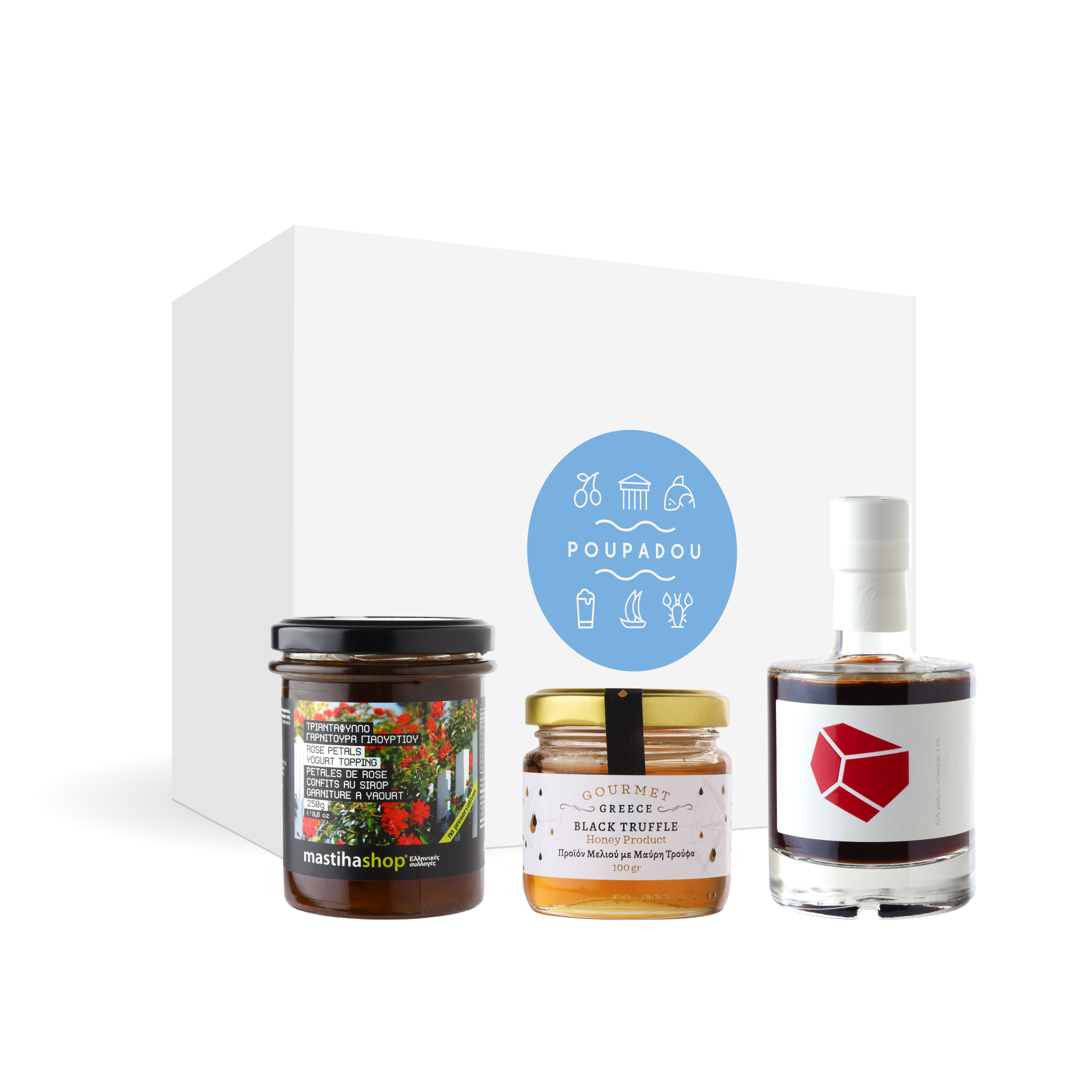 Coffret cadeau gourmet Noël POUPADOU