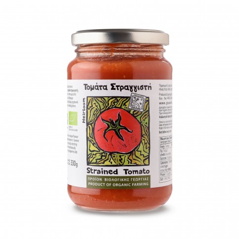 Organic Strained tomato sauce 330g GOUSIARIS