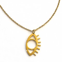 18k Gold plated pendant - Eye A FUTURE PERFECT