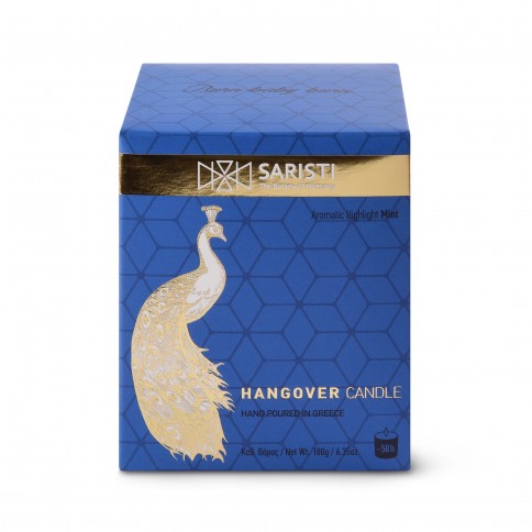 Bougie artisanale parfumée Hangover 180g SARISTI