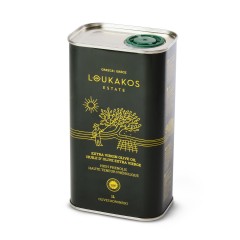 Extra virgin olive oil Koroneiki of Lakonia PGI 1L LOUKAKOS