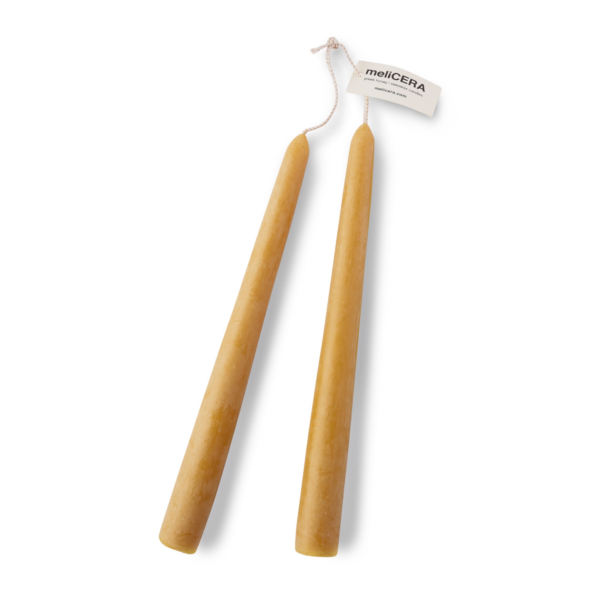 Natural Dining beeswax candles (Set of 2) MELICERA
