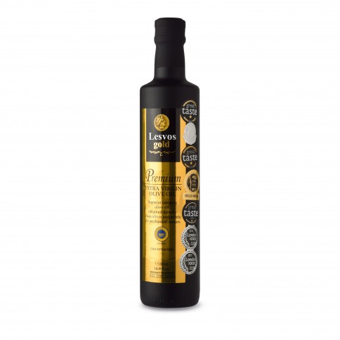 Huile d'olive grecque de Lesbos IGP Premium extra vierge 500ml LESVOS GOLD