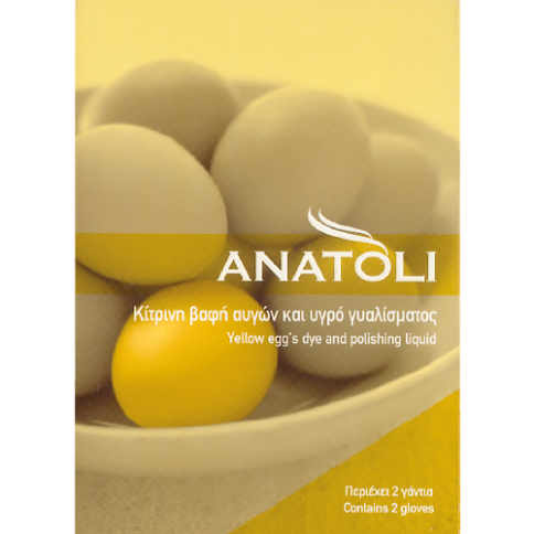 Yellow dye for easter eggs ANATOLI