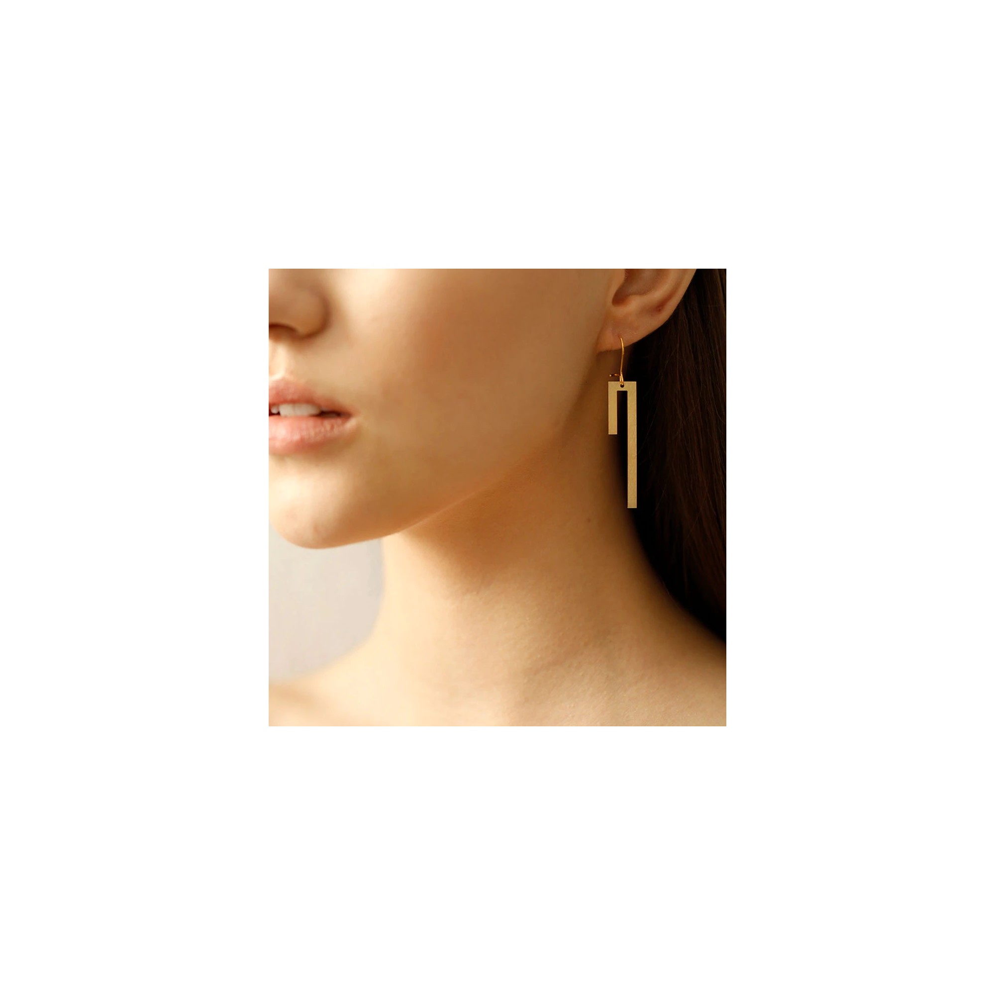 Dangle Earrings - Linear A FUTURE PERFECT