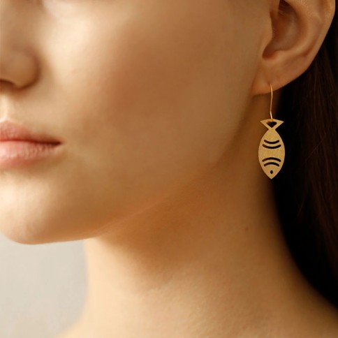 Dangle Earrings - Fish A FUTURE PERFECT