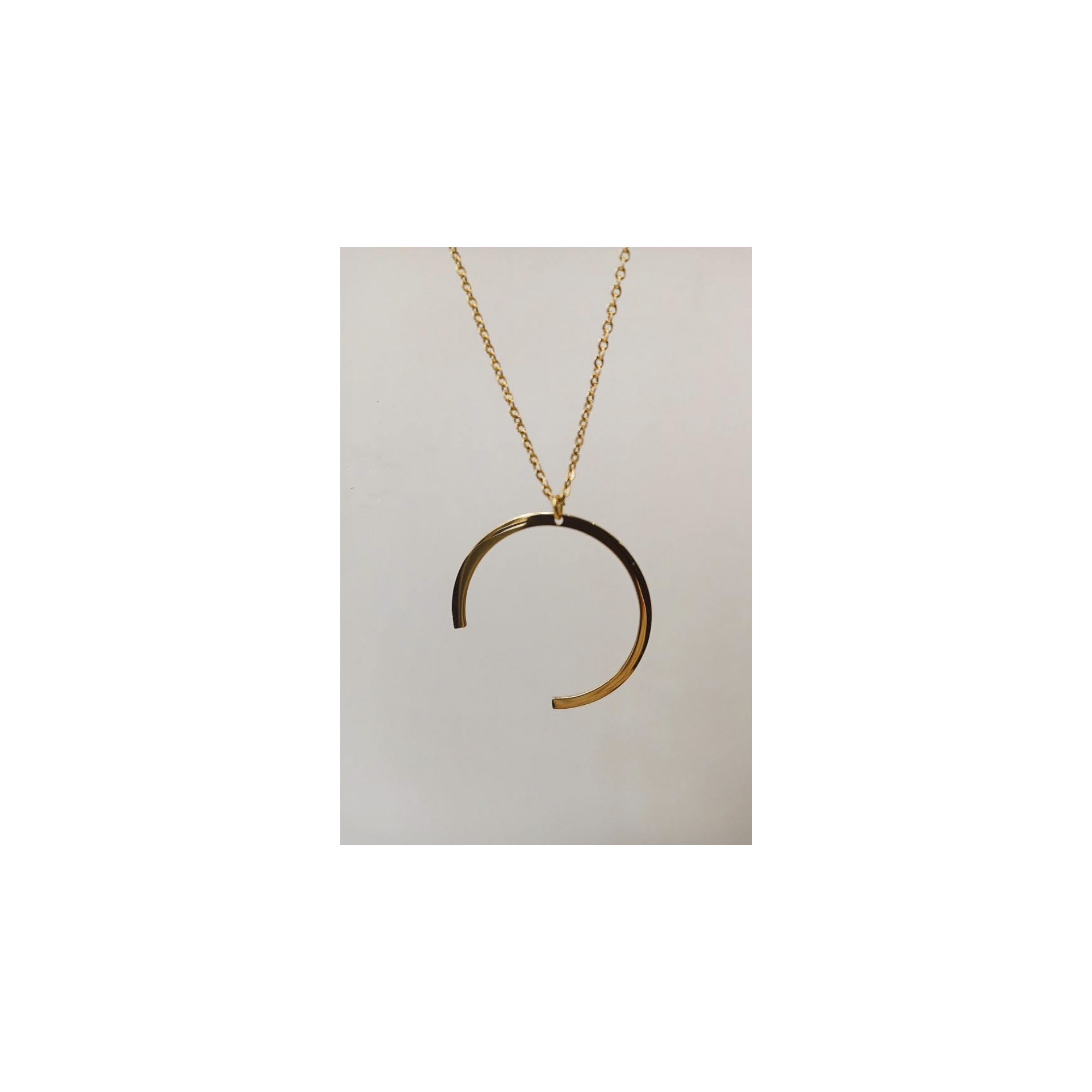 Pendentif plaqué or 18k - Circle Three Quarters A FUTURE PERFECT