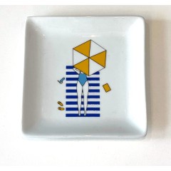 Small square porcelain tray 12 x 12 cm A FUTURE PERFECT