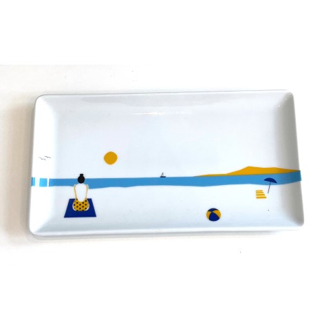 Large Rectangular porcelain tray 13 x 24 cm A FUTURE PERFECT