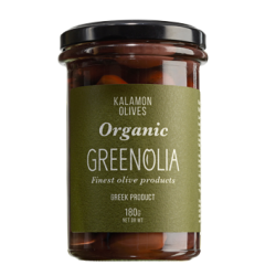 Olives bio Kalamon 180g GREENOLIA