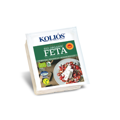 Authentic Organic Feta vacuum packed 200g KOLIOS