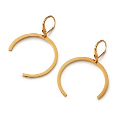 Boucles d'oreilles pendantes - Circle Three Quarters A FUTURE PERFECT