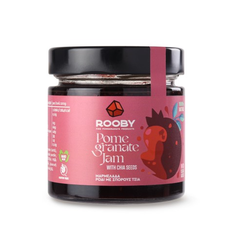 Pomegranate jam with chia seeds 250g ROOBY