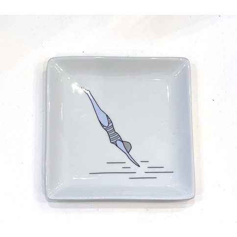 Small square porcelain tray 12 x 12 cm A FUTURE PERFECT