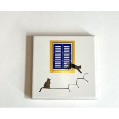 Greek Ceramic coasters A FUTURE PERFECT