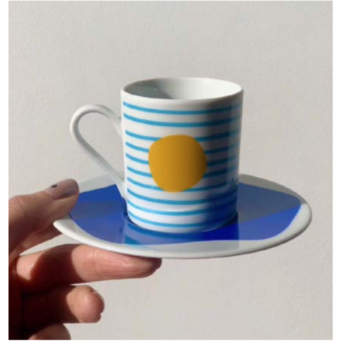 Tasse espresso + soucoupe en porcelaine A FUTURE PERFECT