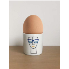 Porcelain Shot cup / Egg cup A FUTURE PERFECT