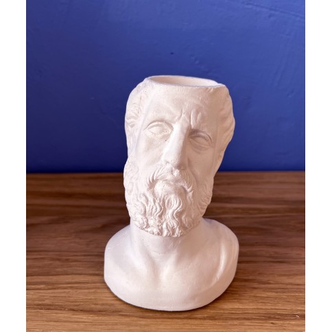 Statuette HIPPOCRATES - pencil holder / candle holder / plant pot A FUTURE PERFECT