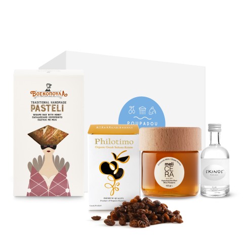 "Eternal" gift box with artisanal greek products