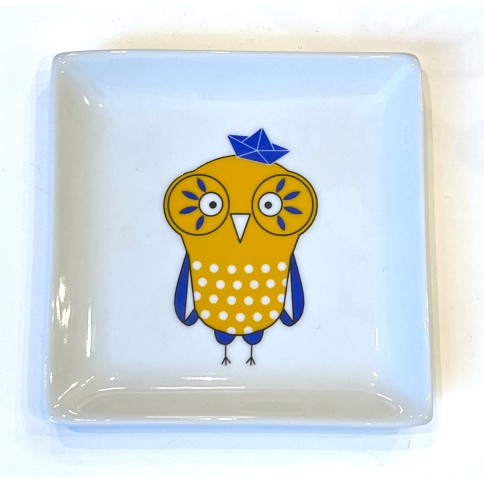 Small square porcelain tray 12 x 12 cm A FUTURE PERFECT