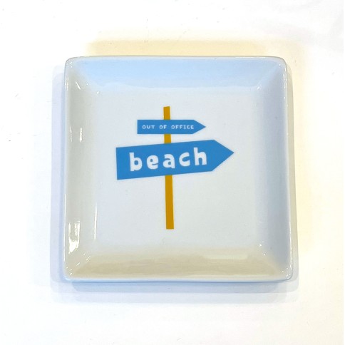 Small square porcelain tray 12 x 12 cm A FUTURE PERFECT