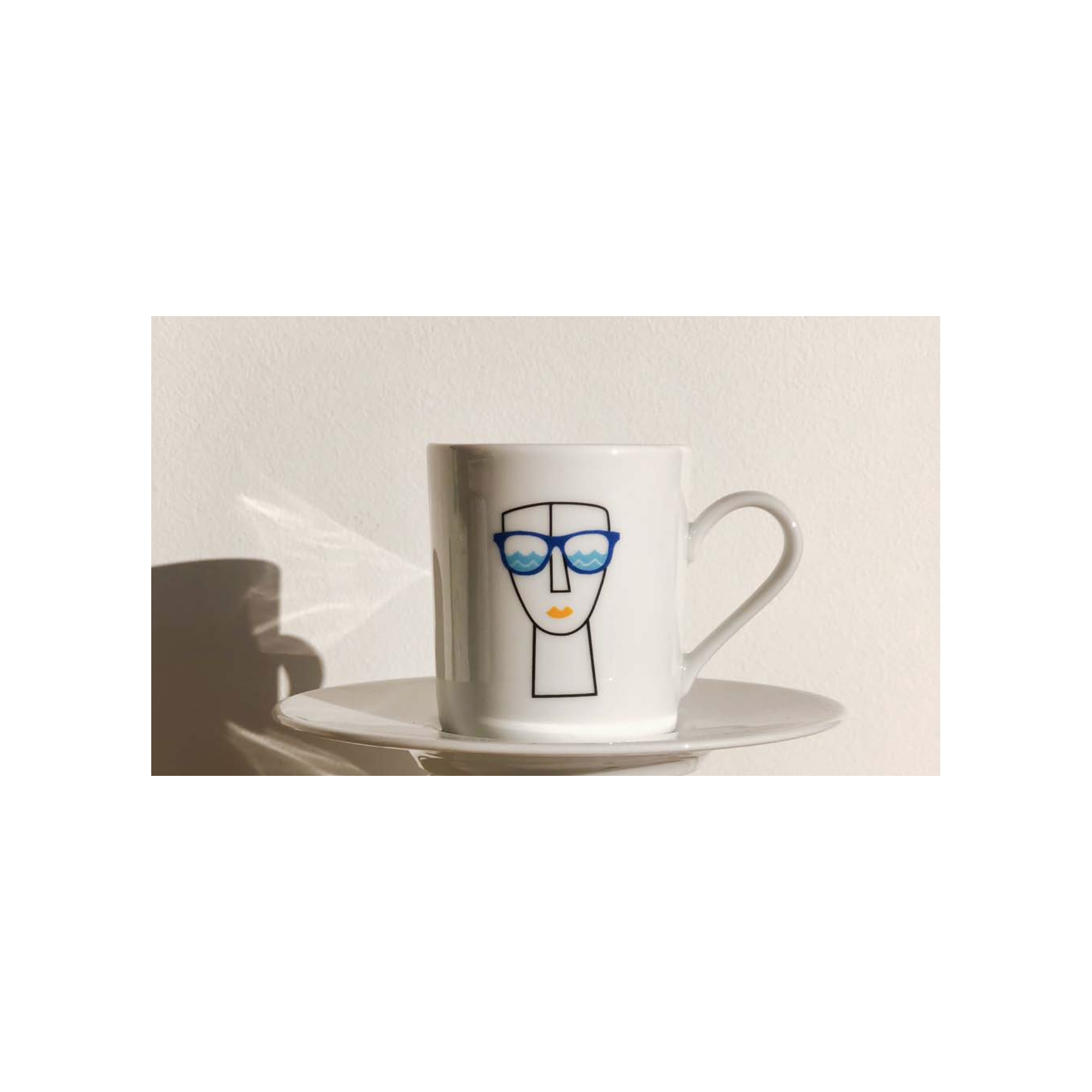 Tasse espresso + soucoupe en porcelaine A FUTURE PERFECT