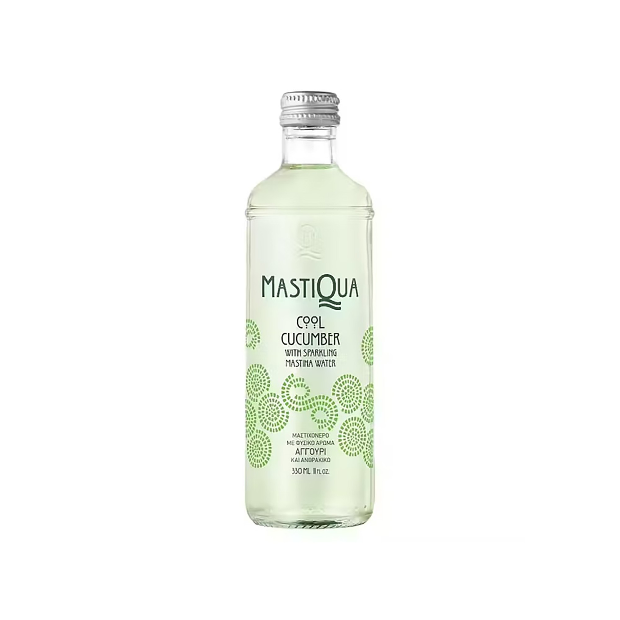Mastiqua concombre, eau pétillante au mastiha et concombre 330ml MASTIQUA