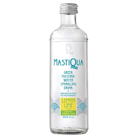 Mastiqua citron vert, eau pétillante au mastiha et citron vert 330ml MASTIQUA